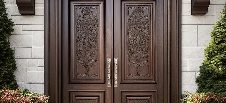 Double Front Doors in East Lake, FL