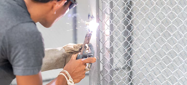 Commercial Mesh Door Repair in East Lake, FL