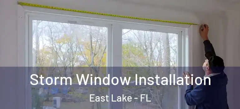 Storm Window Installation East Lake - FL