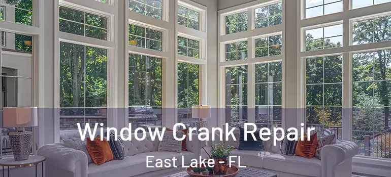 Window Crank Repair East Lake - FL