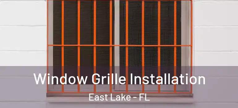 Window Grille Installation East Lake - FL