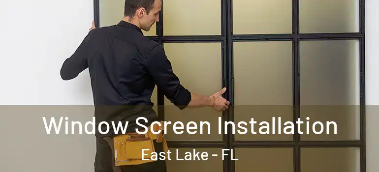 Window Screen Installation East Lake - FL