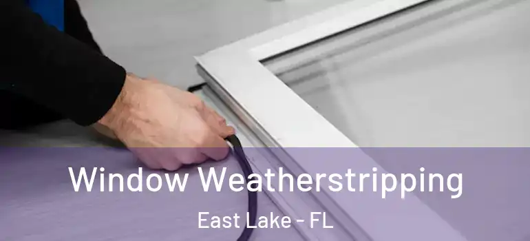 Window Weatherstripping East Lake - FL